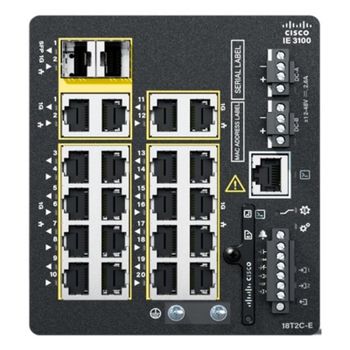 Conmutador Cisco Catalyst IE3100 Gestionado L2/L3 18 Puertos Gigabit Ethernet Montaje en Rack