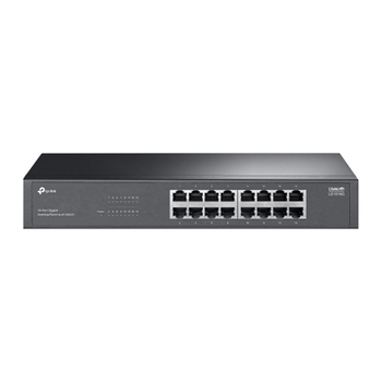 SWITCH NO GESTIONABLE TP-LINK LS1016G 16P 16xLANGb MONTAJE EN RACK