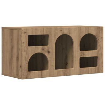 Mueble De Tv Elst 80 X 35 X 40 Cm Roble Artisan Vidaxl