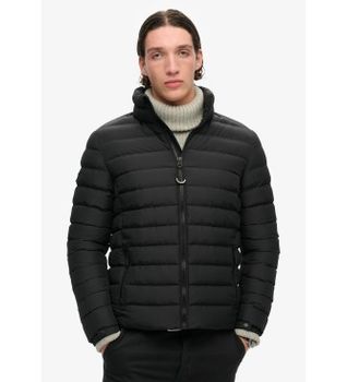 Superdry para hombre. M5011757A Chaqueta Fuji negro (M), Casual, Poliéster