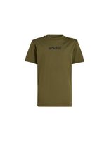 camiseta adidas lin 160 infantil verde oscuronegro