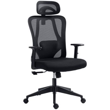 Silla de oficina 67x64x127 cm negro