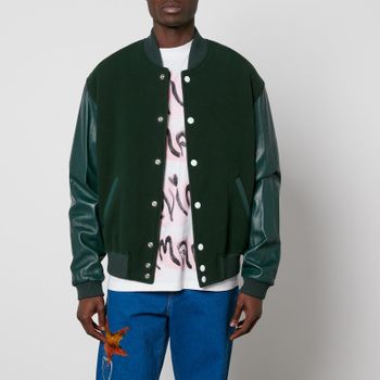 Marni Felt and Leather Bomber Jacket - IT 48/M