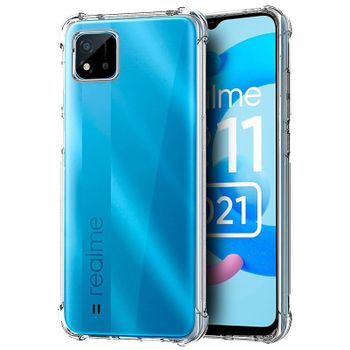 Cool Funda Antishock Transparente para Realme C11 2021