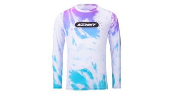 Maillot de manga larga kenny elite para ninos morado blanco
