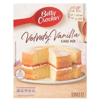 Betty Crocker Velvety Vanilla Cake Mix