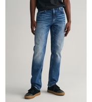 gant para hombre 1000261 jeans regular fit azul 3632 casual algodon denim