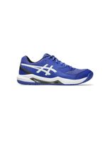 zapatillas de tenis asics gel-dedicate 8 hombre azul cobalto  blanco