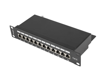 PATCH PANEL LANBERG 12 PUERTOS 1U 10