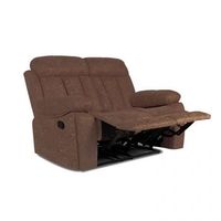 sofa relax de 2 plazas con reposapies elevable 152 cm kendal chocolate 152 x 101 x 97 cm