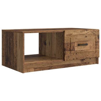 Mesa De Café Madera Envejecida 90 X 50 X 37 Cm Vidaxl