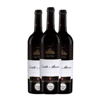 Piqueras Vino Tinto Castillo De Almansa Selecció Almansa Crianza 75 Cl 14.5% Vol. (pack De 3 Unidades)