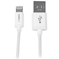 startechcom cable lightning a usb de 1m - cable e carga rapida para iphone  ipad  ipod - certificacian mfi de apple - blanco
