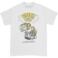 green day camiseta manga larga longview doodle para mujer