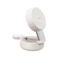 cargador belkin ultracharge pro 2 en 1 magnetico plegable 25 w qi2