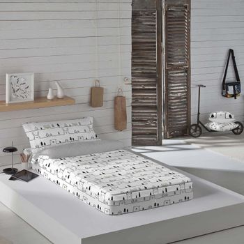 Saco Nordico Con Relleno 100% Algodón House Animals Cama 90 (90x190/200 Cm)
