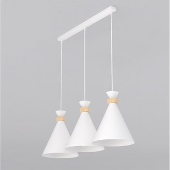Lámpara colgante due blanco (3 luces)