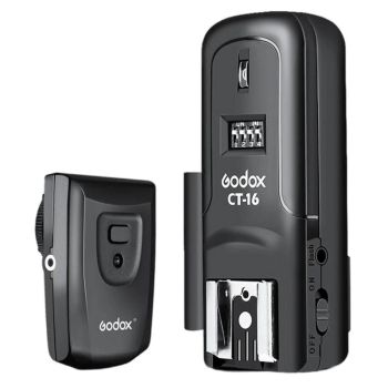 Godox CT-16 Disparador inalámbrico de flash de radio con 16 canales para Canon para Nikon Pentax Studio Speedlite Flash