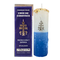 the bubble shop - velon de cruz de caravaca para proteccion y defensa  poderoso velon ritualizado con amuleto de la cruz de caravaca alfiler e instrucciones con oracion