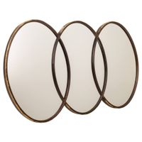 espejo de metal dorado 103x35x605