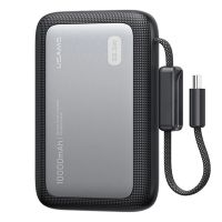 usams cd284 pb102 225w 37wh 10000mah bateria externa semisolida con pantalla digital fuente de alimentacion externa con