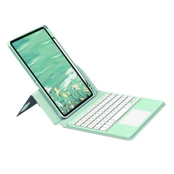 Royal Bailey Sx12c Funda Con Bluetooth Teclado Para Ipad 10.2(2021/2020/2019)/ipad Air 10.5/ipad Pro 10.5 Verde