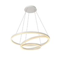 lampara colgante de aluminio con 1 led integrado blanco