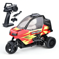 geeks x801 rtr 18 24g rwd coche rc triciclo motocicleta control proporcional completo luz led acrobacias deriva contro