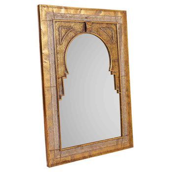 Espejo De Metal Dorado 70x5x100