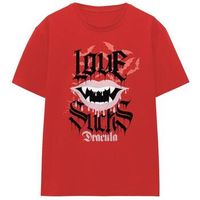 universal monsters camiseta love sucks para mujer