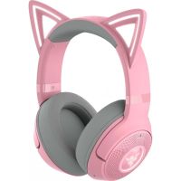 kraken kitty v2 bt quartz edition auriculares rgb gaming inalambricos rosas