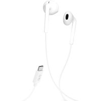 auriculares tnb c-buds con cable usb-c para llamadas microfono blancos