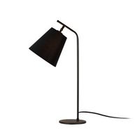 lampara de mesa salihini-mr-623 negro metal 16x28x67 cm