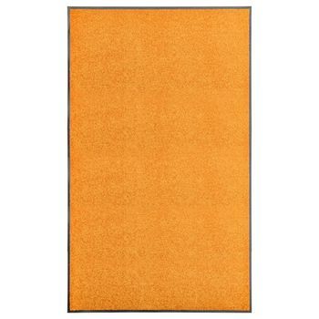 Felpudo Lavable Naranja 90x150 Cm Vidaxl