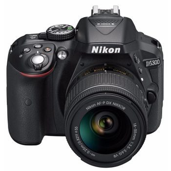 Nikon D5300 24 MP + AF-P 18-55 VR