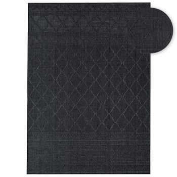 Alfombras de interior y exterior Verona gris  150 cm cuadrado