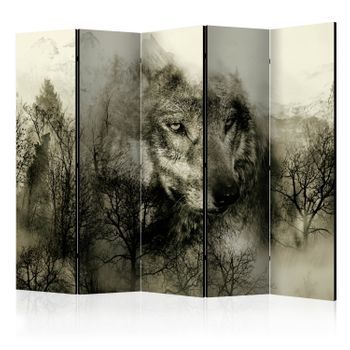 Biombo - Mountain Predator (beige) Ii (225x172 Cm)