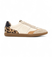 carmela para mujer 16264001-beige zapatillas de piel 162640 beige 40 plano cordones casual