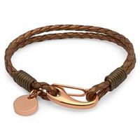 bronce vintage pulsera de cuero