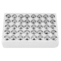 interruptor boton metalico auto-bloqueante 24v con luz led