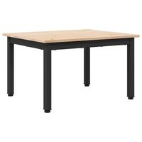 mesa de cafe  mesa de centro natural 60 x 50 x 36 cm madera de pino macizo