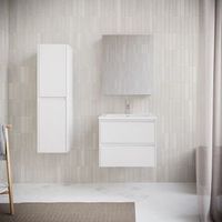 mueble lavabo  lavabo 60 cm fortina blanco