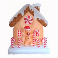 casa de jengibre hinchable - feeric lights  christmas