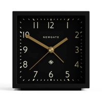 reloj de mesa en negro