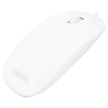 Ratón LogiLink ID0062 USB 1000 DPI Blanco Rueda 3 Botones