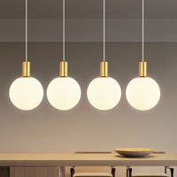 nettlife lamparas colgantes de cristal e27 lampara colgante de 4 luces altura ajustable lampara colgante moderna