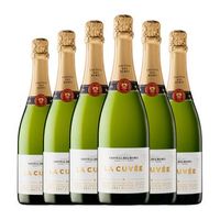 castell del remei la cuvee brut nature cava 75 cl 115 vol pack de 6 unidades