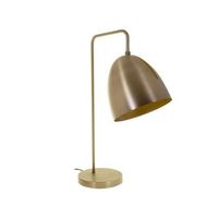 lampara de sobremesa inoi lumit 28w bronce o20x57 cm