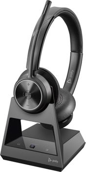 POLY Auriculares estéreo Savi 7320 UC con certificación Microsoft Teams DECT 1880-1900 MHz