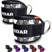 roar tobilleras polea 2 tobilleras para gym tobillera para maquina de polea fat gripz pesas gluteos maquina de gym pesas tobillera para polea